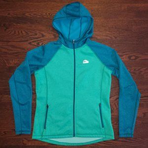 L.L. Bean Full Zip Hoodie Fleece Lined Athletic Women's Size Small